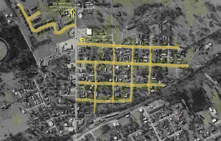 Peebles New stop map