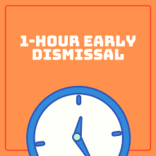 1-hour early dismissal
