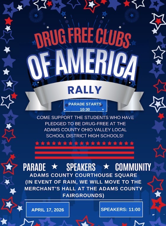 Drug Free Clubs of American Rally