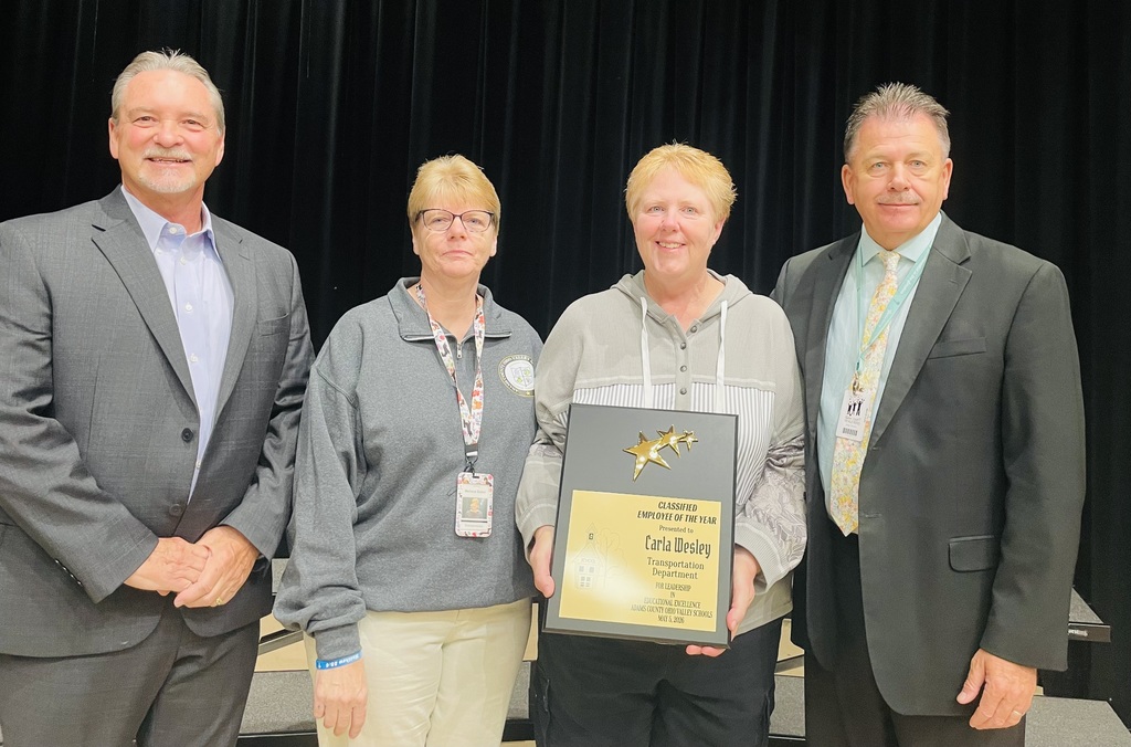 2026 ACOVSD Classified Employee of the Year
