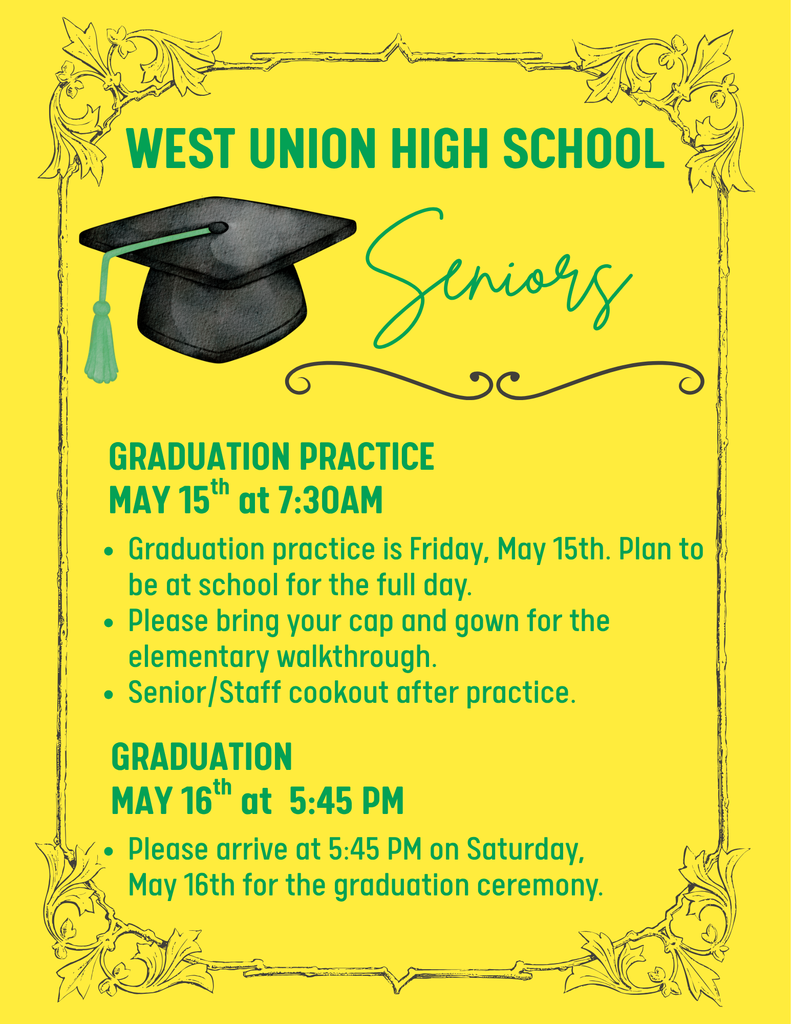 senior grad info