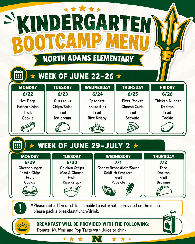 k boot camp menu