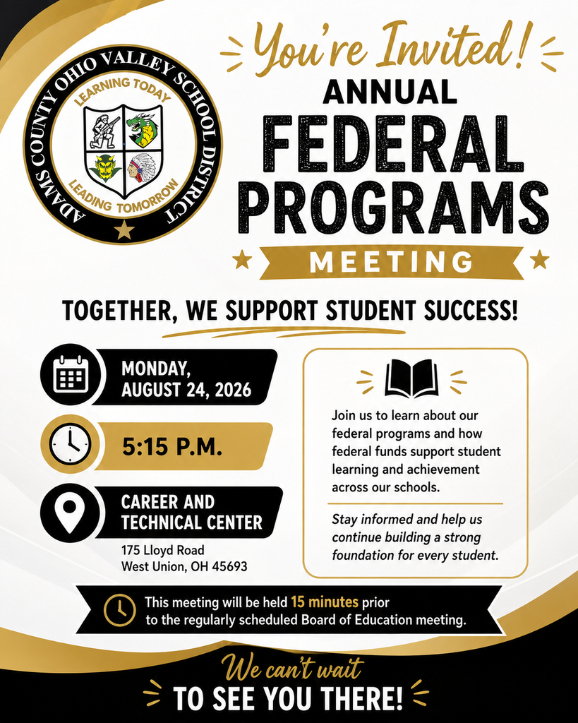 ACOVSD Annual Federal Programs Meeting 26.27 SY