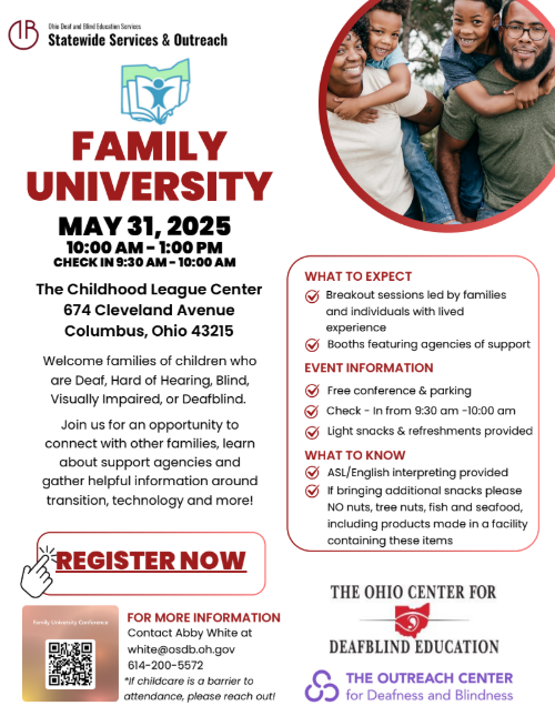 Family University flyer - May 31, 2025