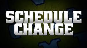 schedule change