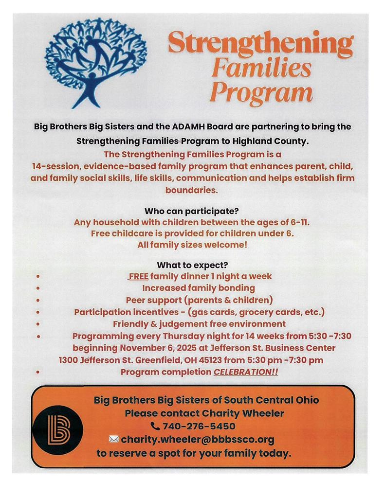 Strengthening Families Program 2025