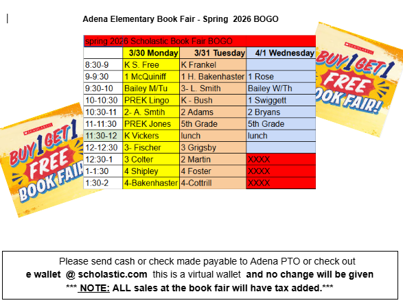 spring bookfair 2026