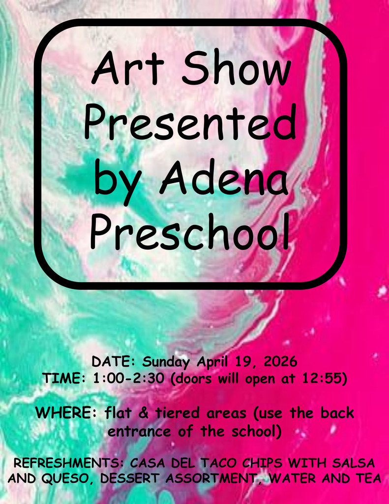 2026 Preschool Art Show