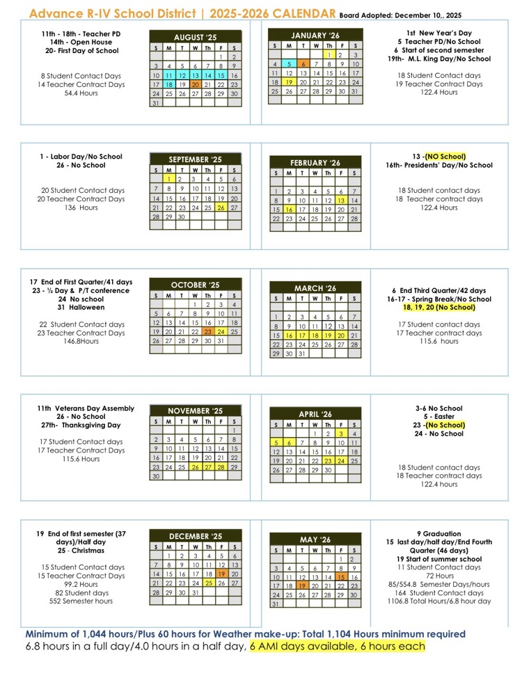 12/10/2025 updated school calendar