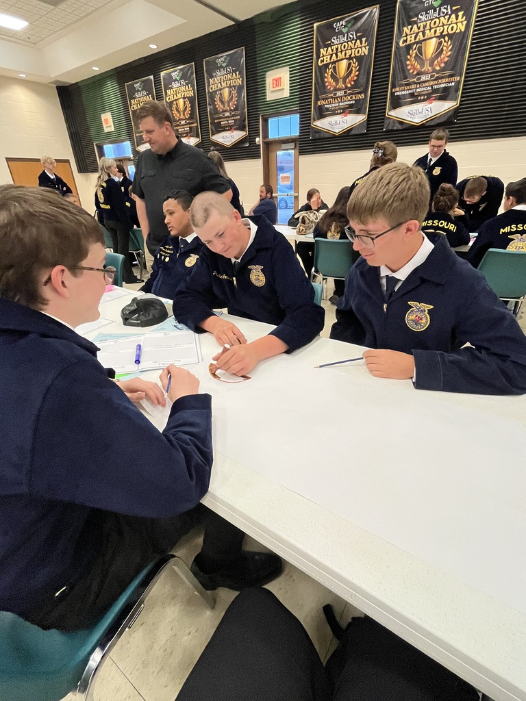 Students working to solve problems.