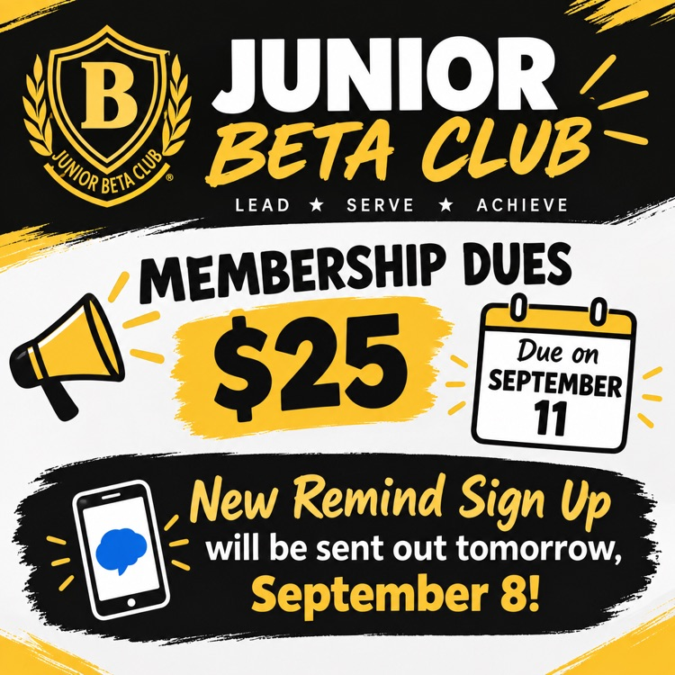 Junior beta membership dues 