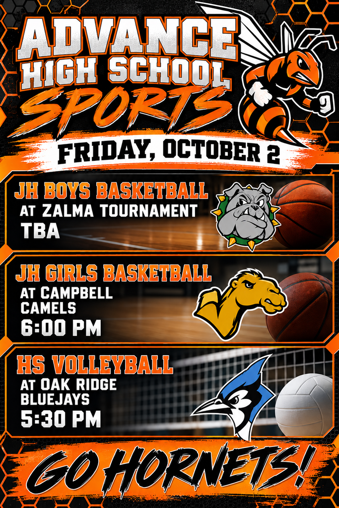 October 2 AHS sports locations and opponents.