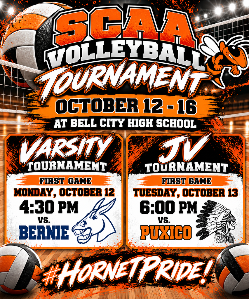SCAA Volleyball Tournament at Bell City information