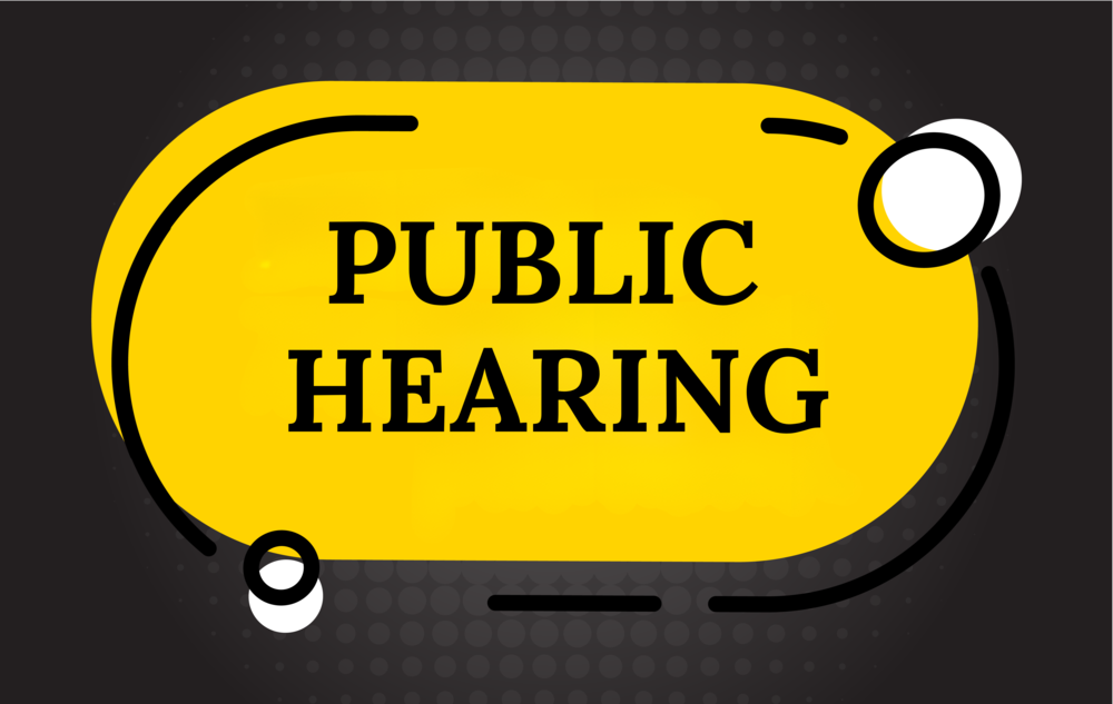 Public hearing
