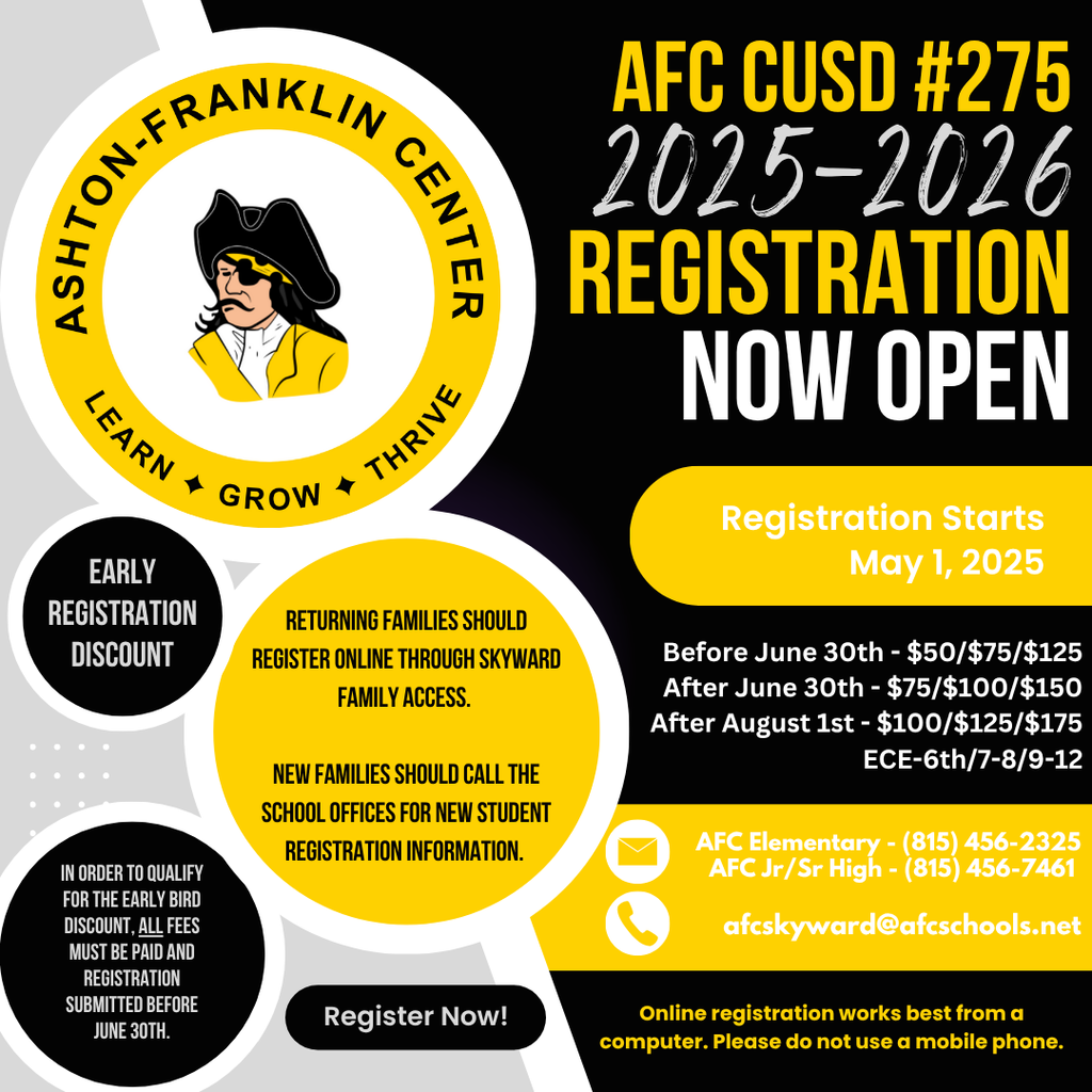 Registration Open Announcment