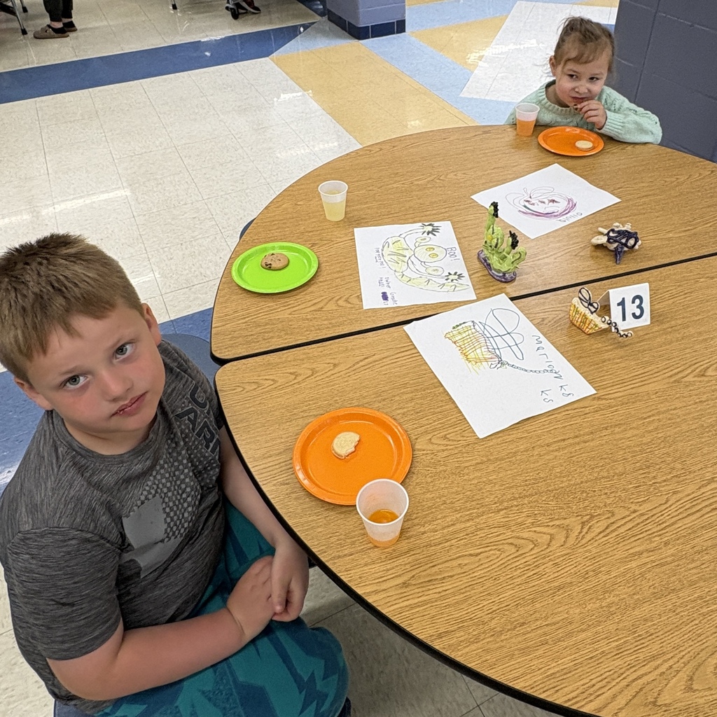 students with their monsters
