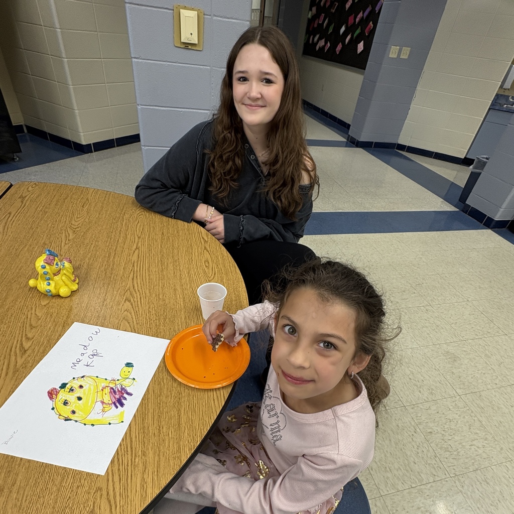 students with their monsters