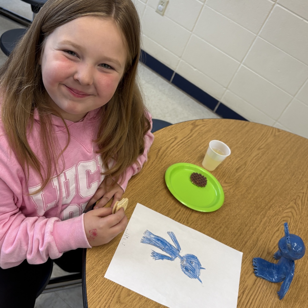 students with their monsters
