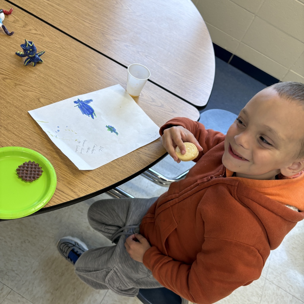 students with their monsters