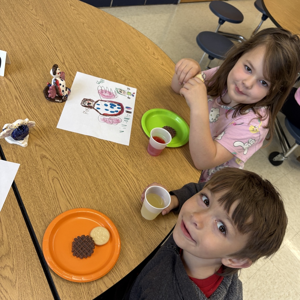 students with their monsters