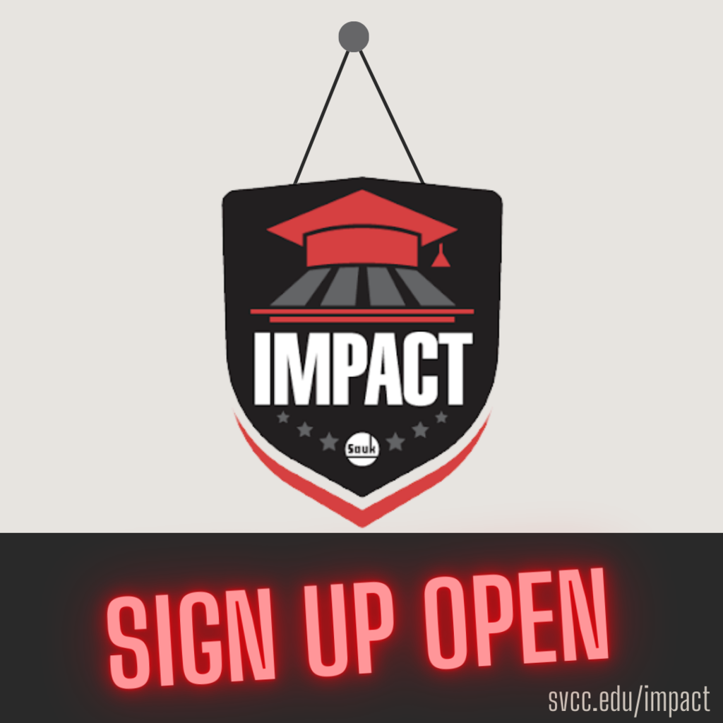 graphic that says impact: sign up open