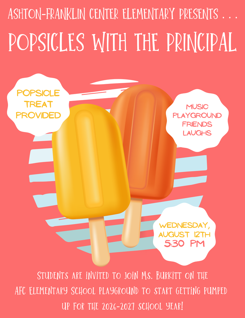 Popsicles with the Principal