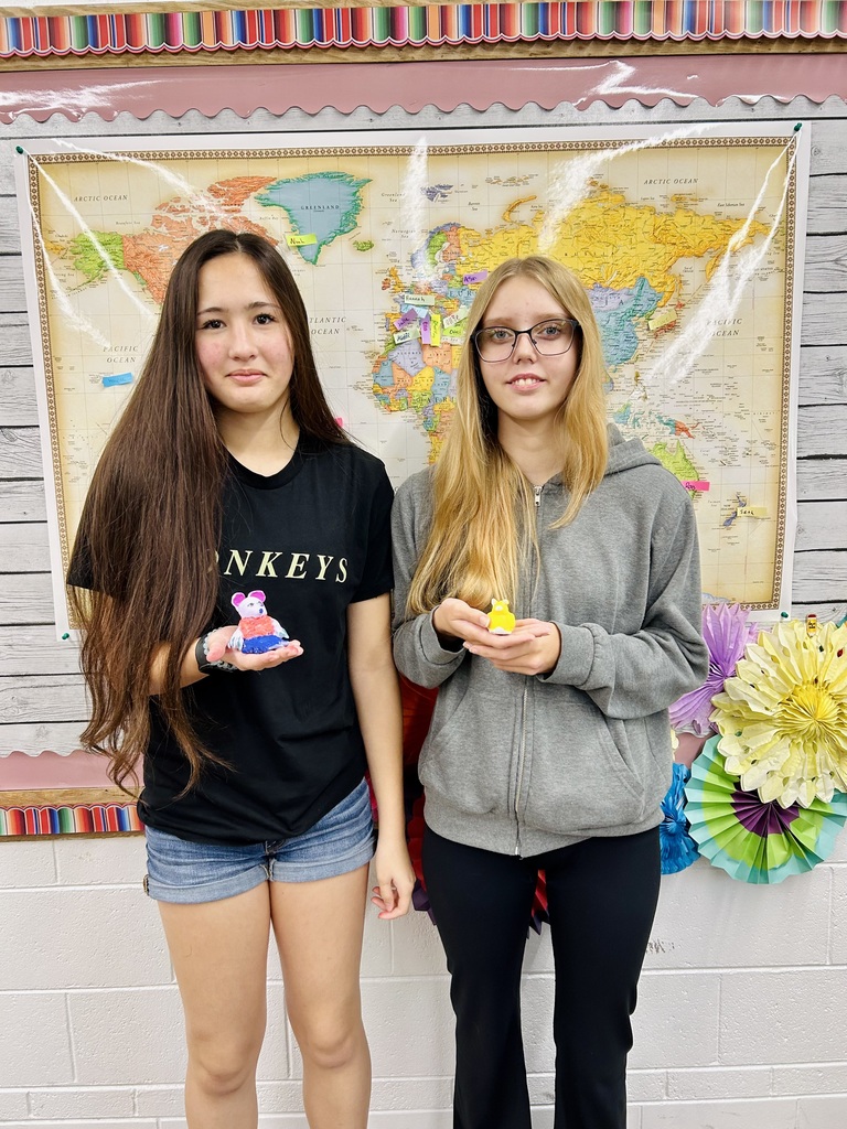 two female student  Alebrijes