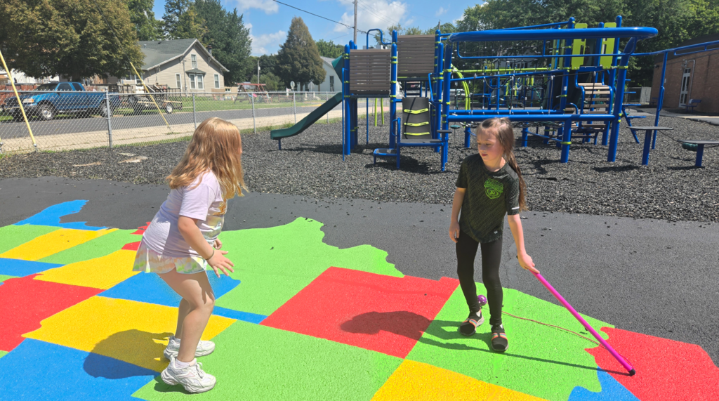 kids playing outside