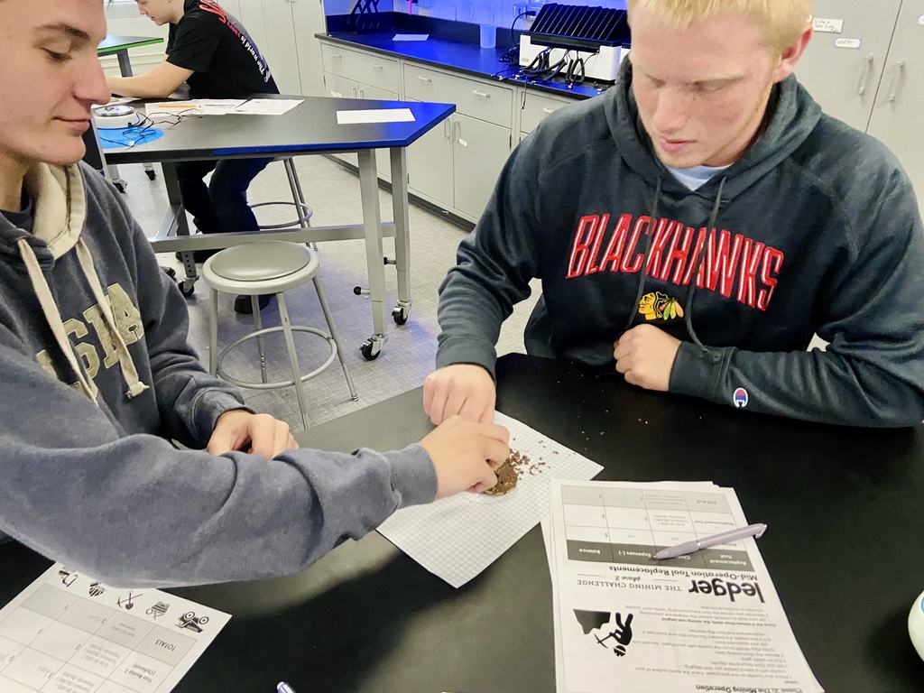 students working together on experiment