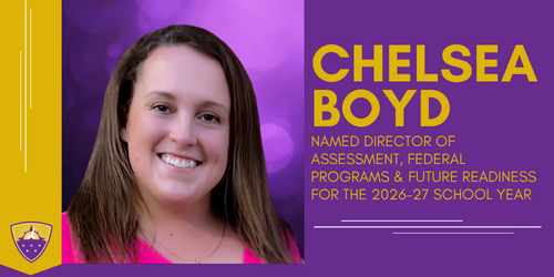 Chelsea Boyd, Director of Assessment, Federal Programs and Future Readiness, 2026-27 school year."