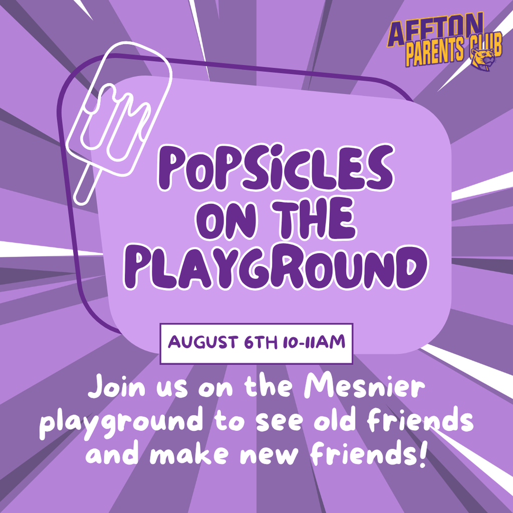 join us for Popscicles on the playground August 6th 10-11am at the Mesnier Playground!