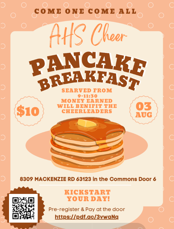 Cheer Pancake Fundraiser