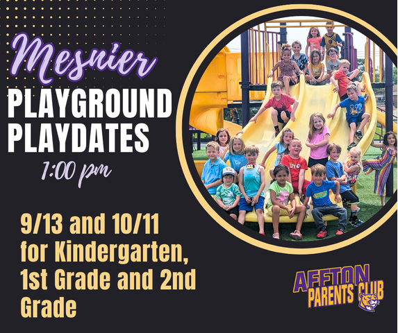 Mesnier Playground Playdates! 10/11 at 1pm