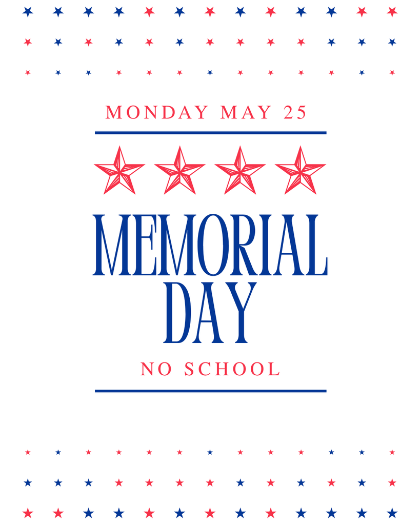 memorial day no school