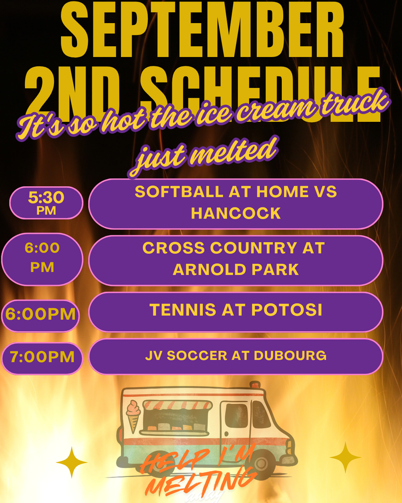 September 2nd schedule