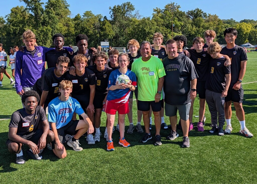 Cougars Soccer volunteering for SPENSA