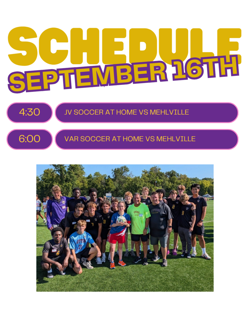 9/16 schedule