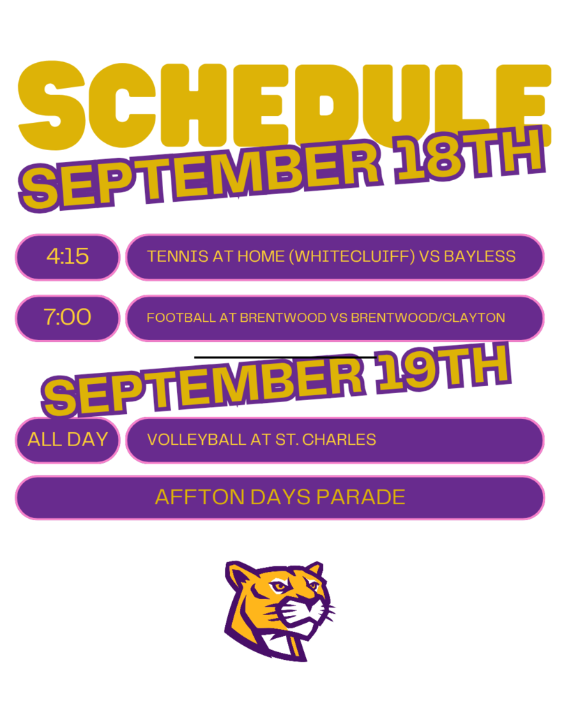 weekend schedule
