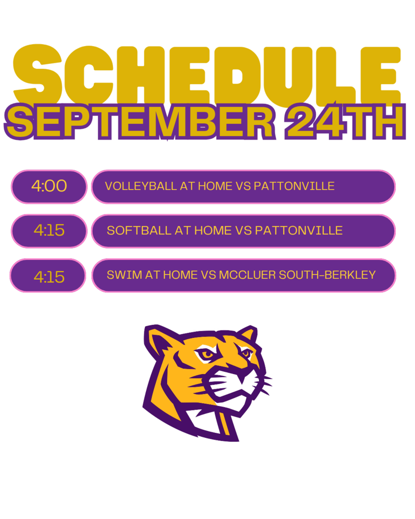 September 24th schedule