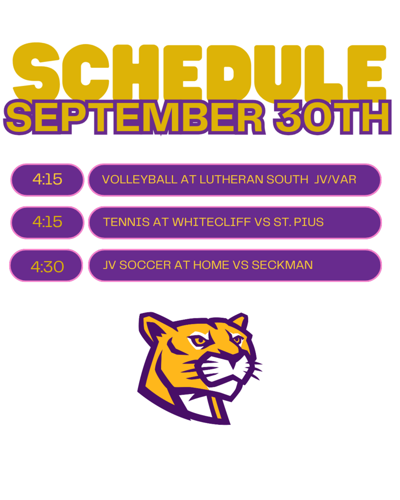 9/30 schedule