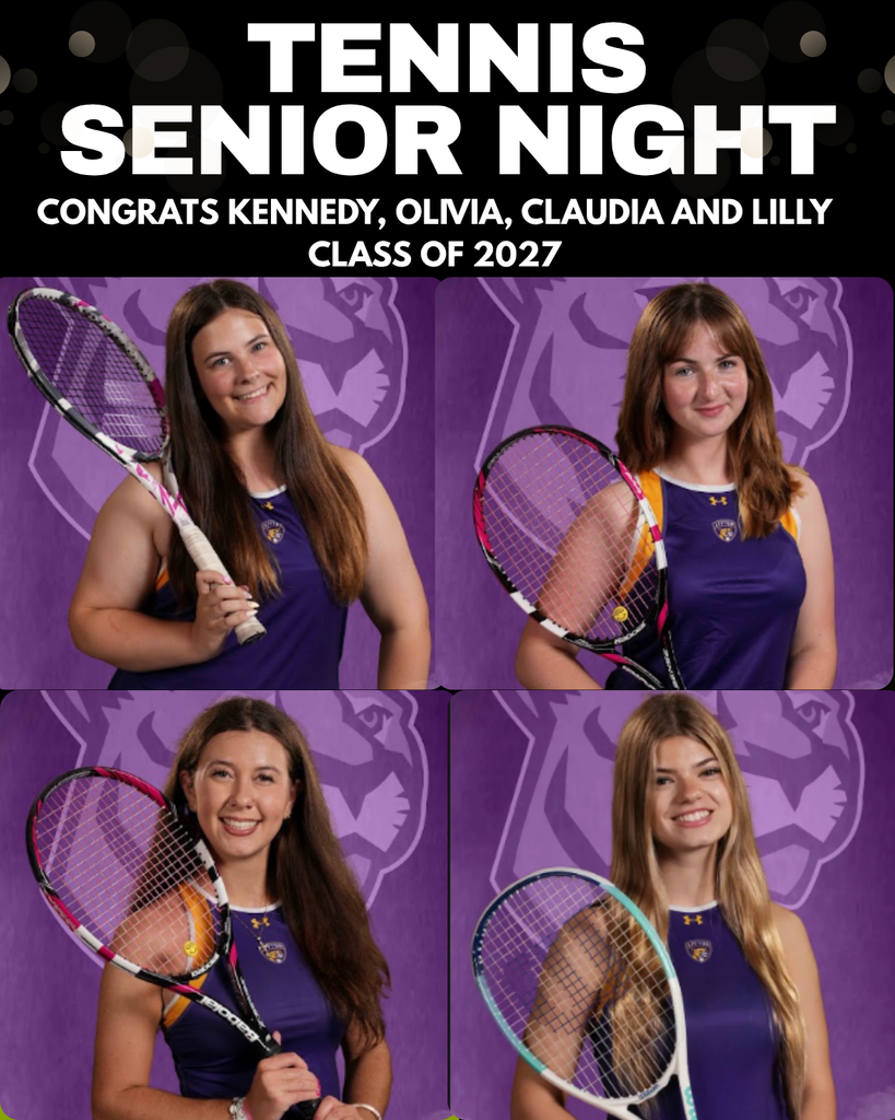 Tennis senior night graphic