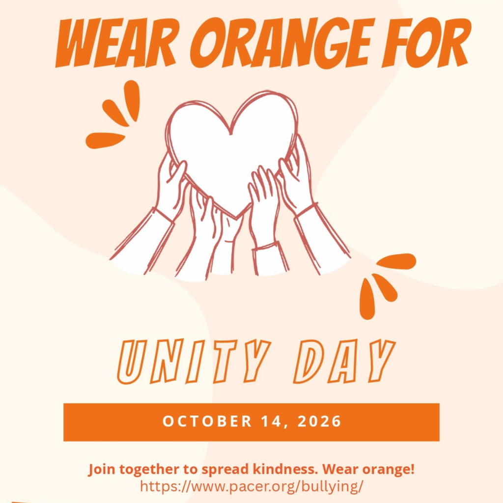 Unity Day! Wear Orange October 14th