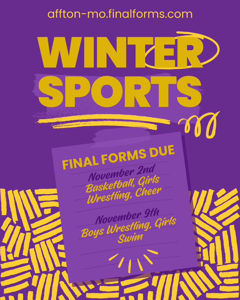 Winter sports paperwork is due
