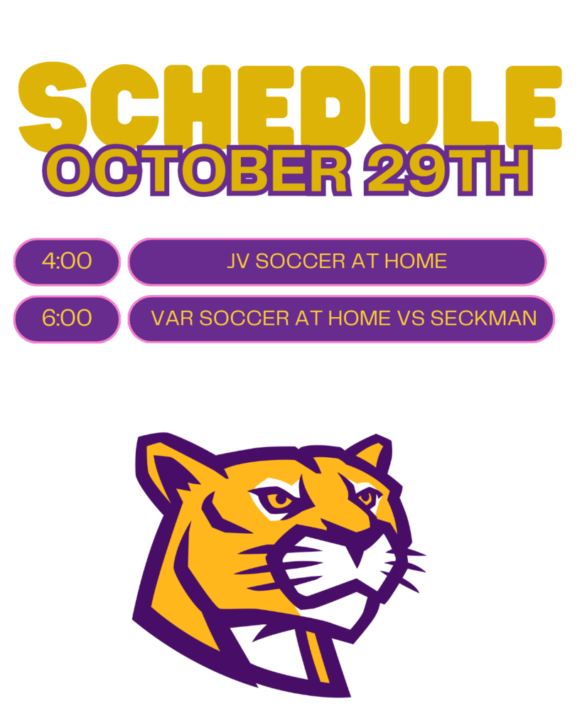 10/29 schedule
