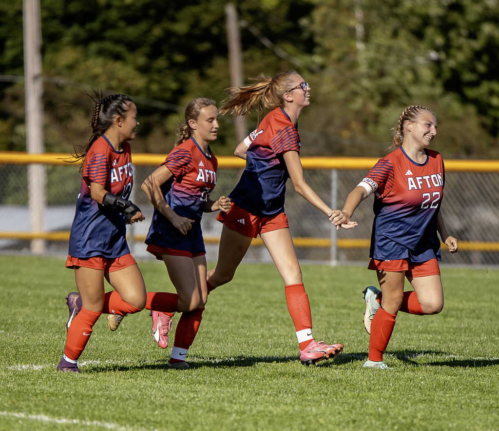 Afton players in action