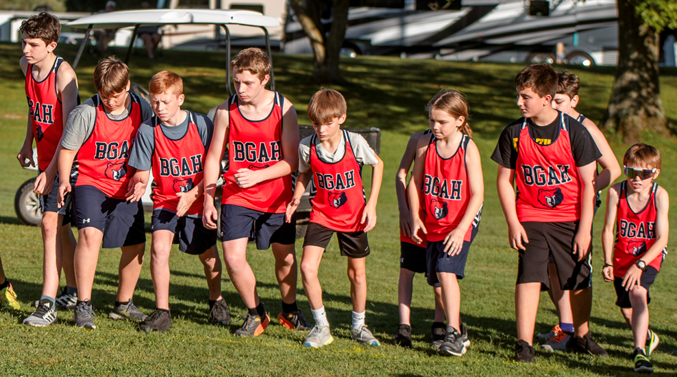 Modified boys team at the start