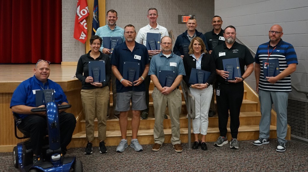 Picture of Athletic Directors with awards