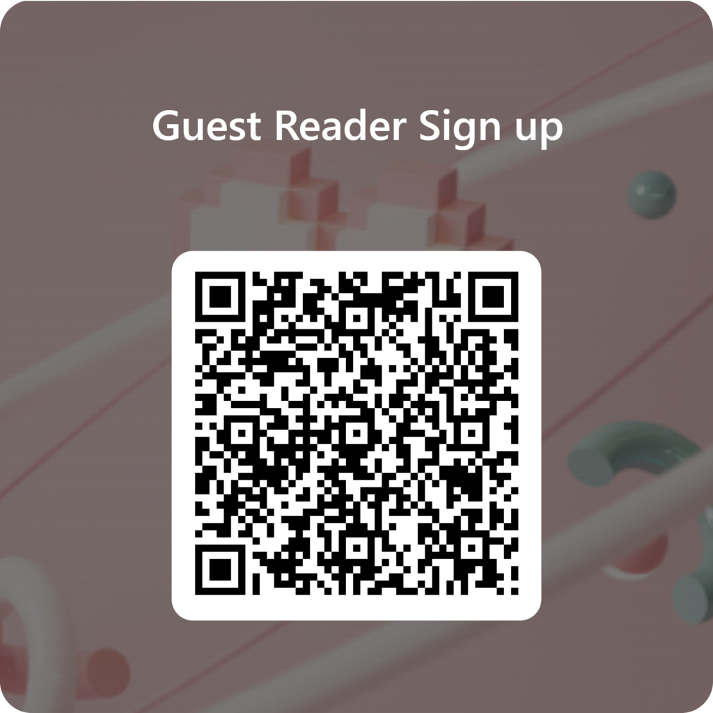 Guest Reader Sign Up QR Code