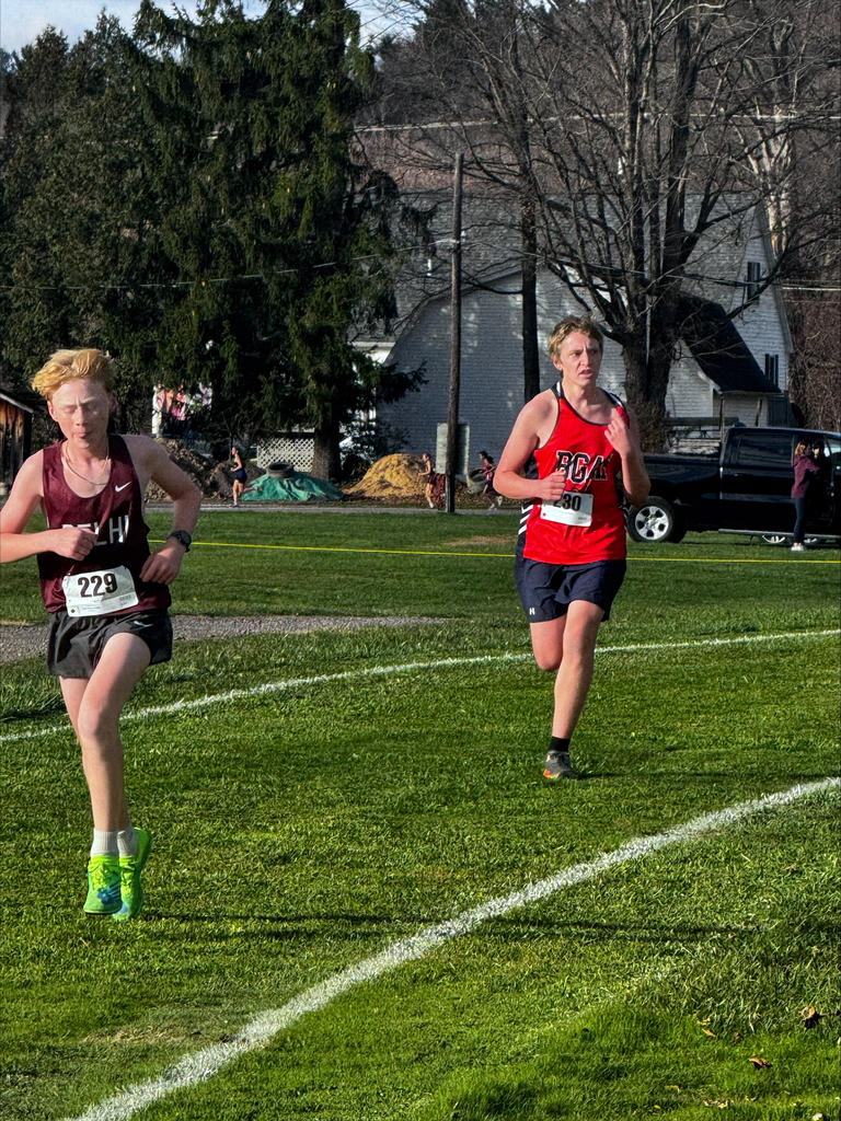Cross country runner in action