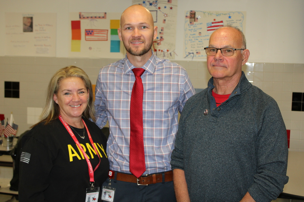 Teacher with Veterans
